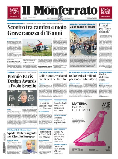 Il Monferrato - Edizione 83 del 01/11/2024